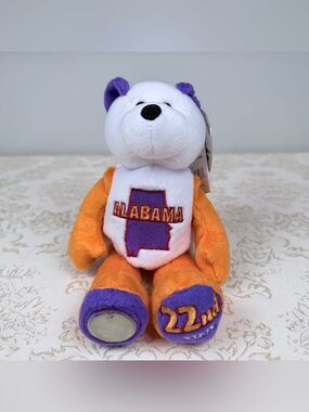 Collectible State Quarter Alabama Plush Bear, Limited Treasures, 2003